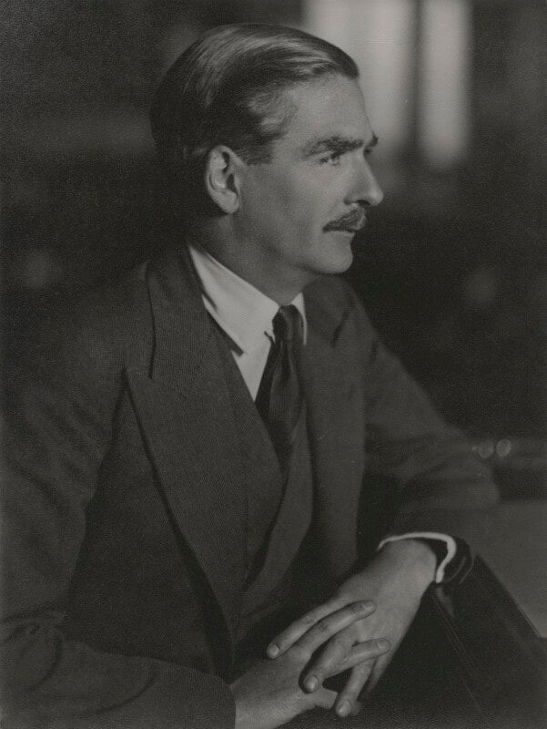 Anthony eden, 1st earl of avon npg x352