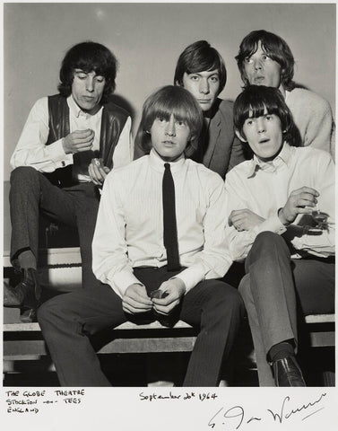 The Rolling Stones (Bill Wyman; Brian Jones; Charlie Watts; Keith Richards; Mick Jagger) NPG x132219