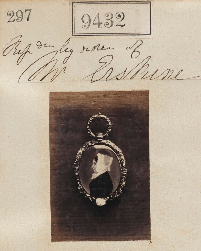'reproduction by order of mr erskine' npg ax59239