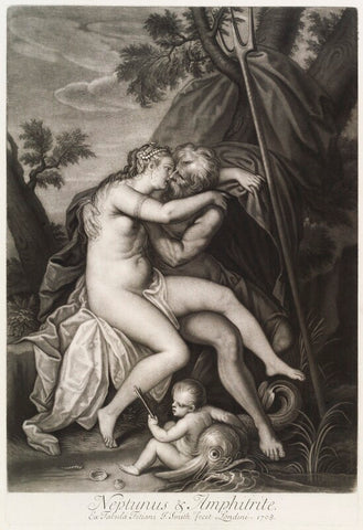 'Loves of the Gods': Neptune and Amphitrite NPG D11714