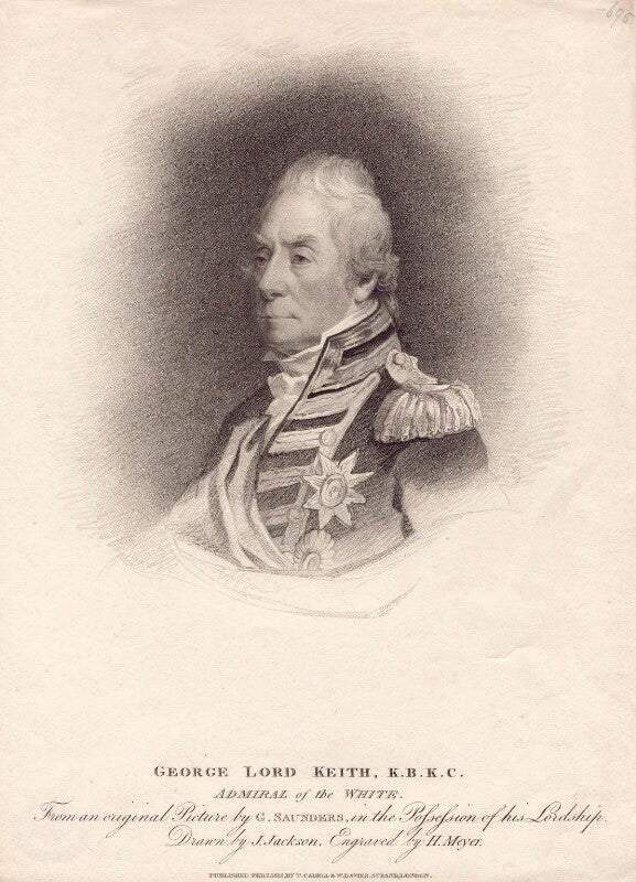George keith elphinstone, viscount keith npg d3457