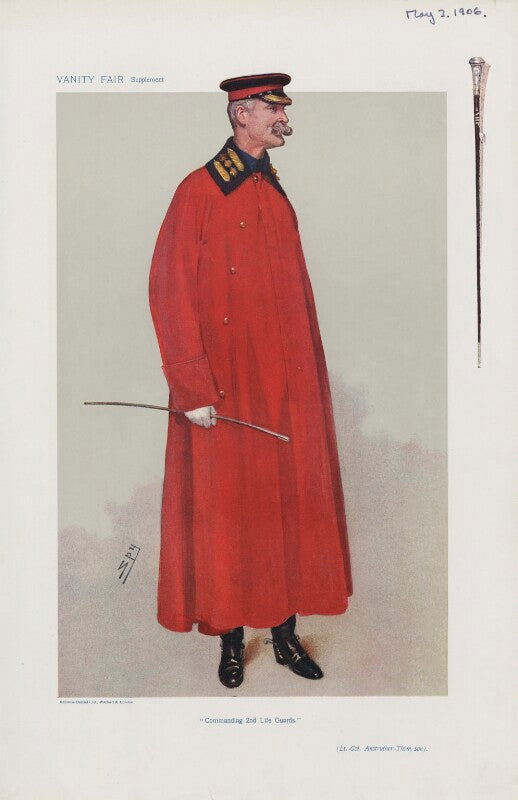 Charles frederick st. clair anstruther (né anstruther thomson) ('men of the day. no. 1013. "commanding 2nd life guards."') npg d45325