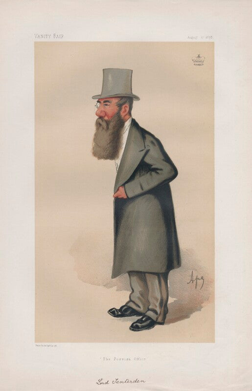 Charles stuart aubrey abbott, 3rd baron tenterden ('statesmen. no. 278.') npg d43863