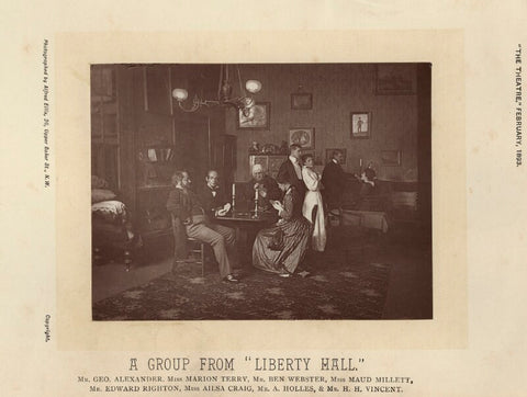 'A Group from "Liberty Hall"' NPG x9398