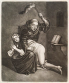 Friar whipping a nun NPG D11797