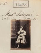 Mademoiselle Salvioni as Fenella in 'Masaniello' NPG Ax63061