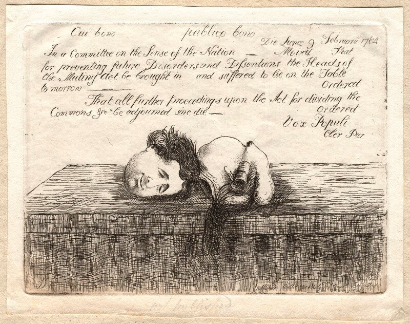 'cui bono publico bono' (charles james fox; frederick north, 2nd earl of guilford) npg d9752