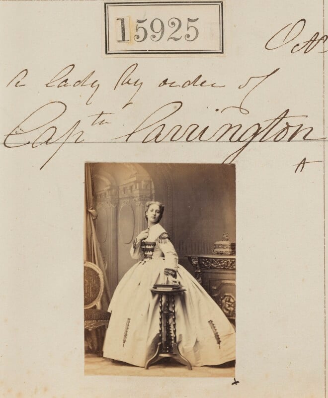 Unknown woman ('a lady by order of captain carrington') npg ax63855