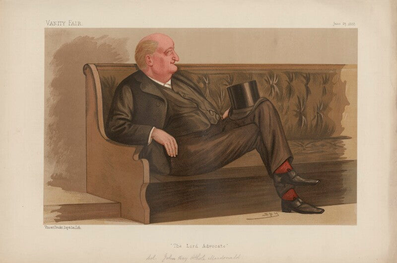 Sir john hay athole macdonald, lord kingsburgh ('statesmen. no. 545. "the lord advocate."') npg d44391