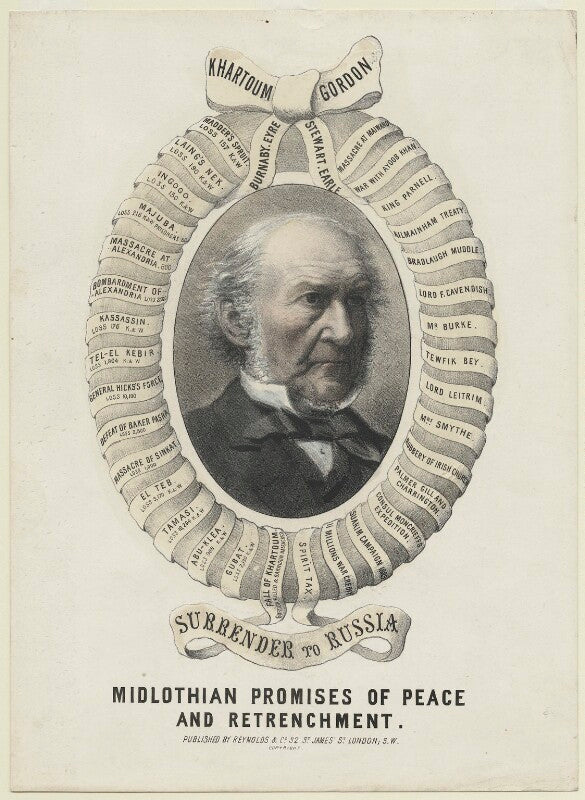 William ewart gladstone ('midlothian promises of peace and retirement') npg d8339