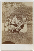 May Morris; Sir Philip Burne-Jones, 2nd Bt; Margaret Mackail (née Burne-Jones); Jane Alice ('Jenny') Morris NPG x19865