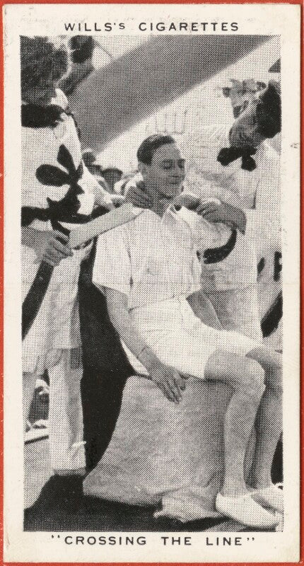 'crossing the line' (king george vi; 2 unknown sitters) npg d47288