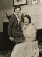 Florence Antoinette Kilpatrick (née Calvert, later Crowder) with an unknown woman NPG x83683
