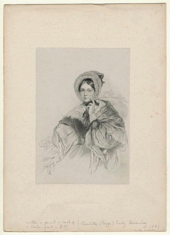 Charlotte duncombe (née legge), lady feversham npg d22029