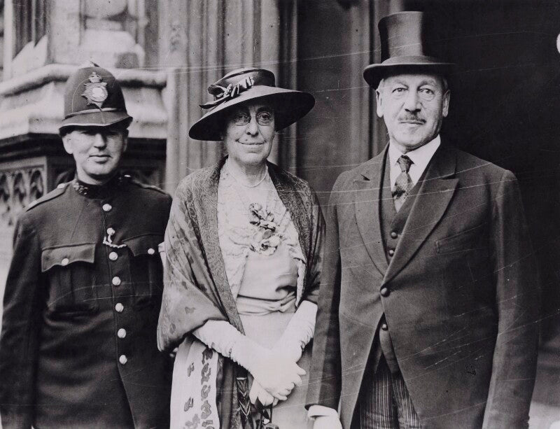 Beatrice miriam (née franklin), viscountess samuel; herbert louis samuel, 1st viscount samuel npg x194318