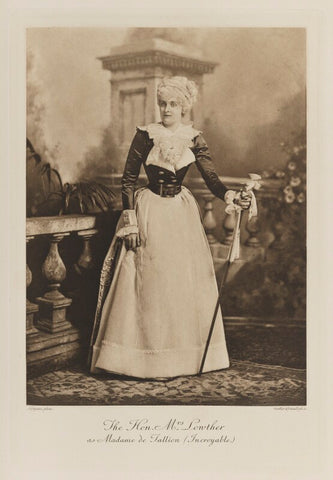 Gwendoline Sophia Alice Lowther (née Sheffield) as Madame de Tallion (Incroyable) NPG Ax41186