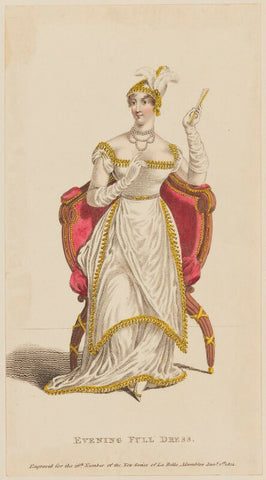 'Evening Full Dress', January 1812 NPG D47551