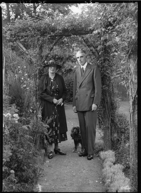 Eleanor laura batterbee (née harding); sir harry fagg batterbee npg x26956