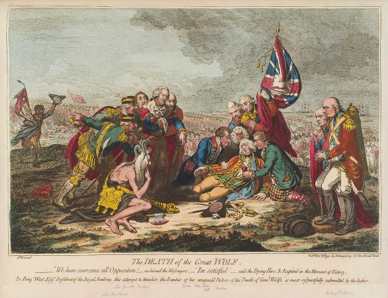 'the death of the great wolf' npg d12551