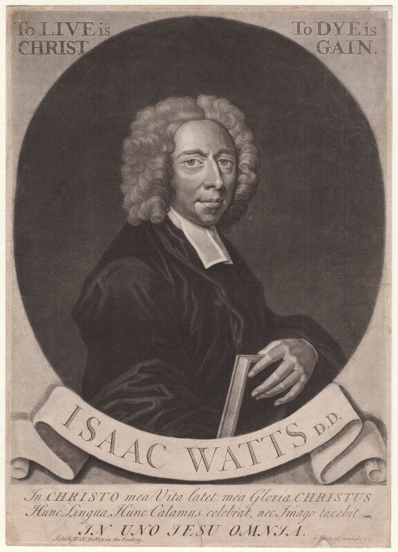 Isaac watts npg d4699