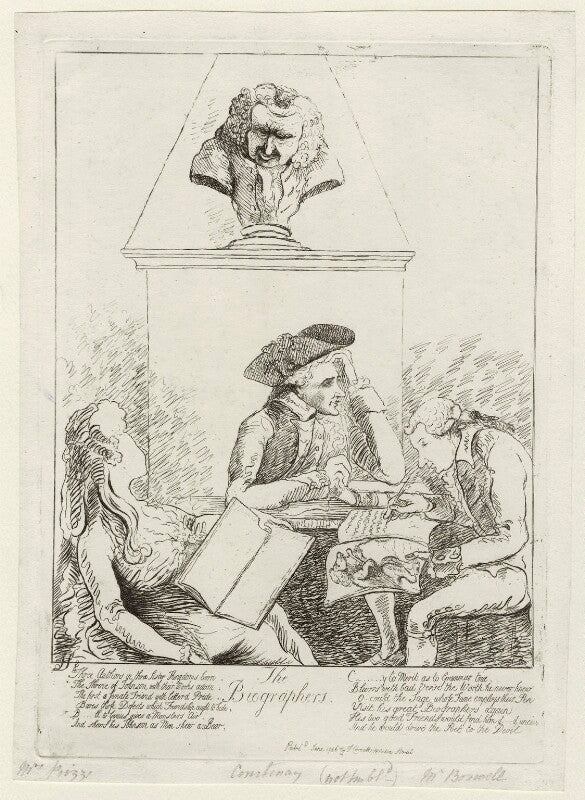 'the biographers' npg d12243