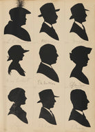 Tourists on the West Pier, Brighton (L.E. Gaunt; Harold Buller Giberne; George William Buller Hext; Ann Reckitt; E.G. Hudson; E.L. Hudson; E.J. Foord; S. Sullivan and an unknown sitter) NPG D46462