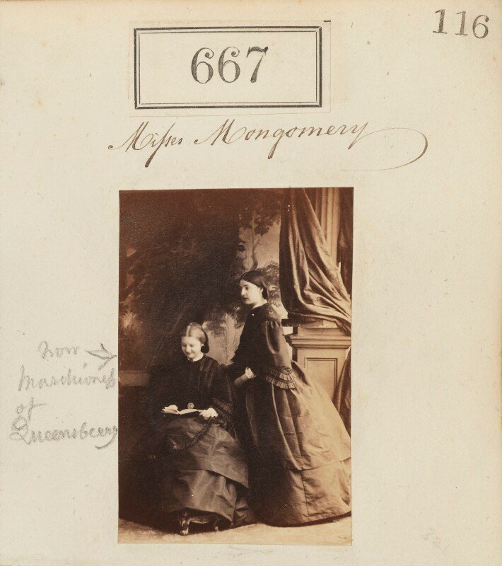 Sibyl montgomery, marchioness of queensbury; miss montgomery npg ax50321