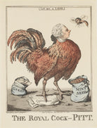 The Royal Cock=Pitt (William Pitt; Charles James Fox) NPG D47138