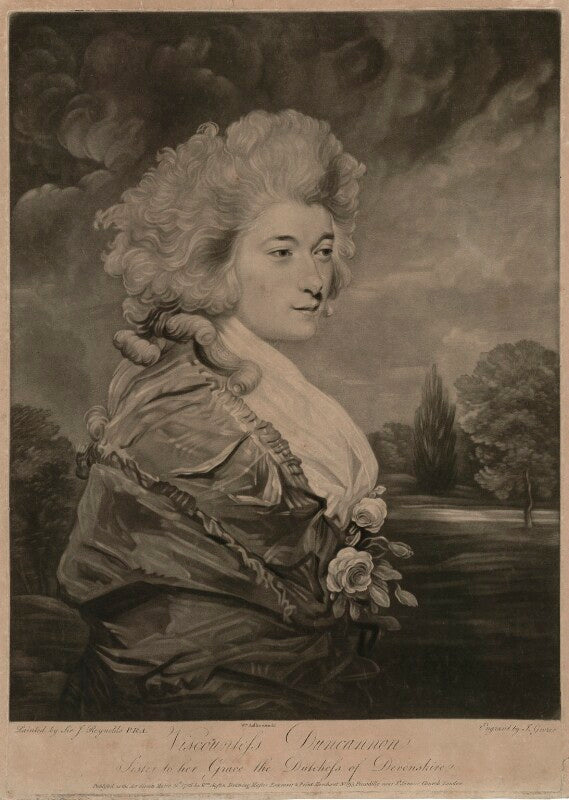 Henrietta frances ('harriet') ponsonby (née spencer), countess of bessborough npg d31727