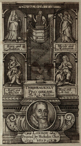 Richard Middleton in the title page to his book 'The Heavenly Progresse' NPG D25960