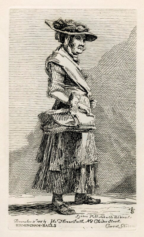 Unknown woman street vendor ('birmingham balls') npg d40087