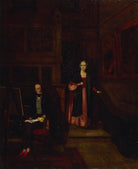 Francis Seymour Larpent; Charlotte Rosamund Larpent (née Arnold) NPG 3806