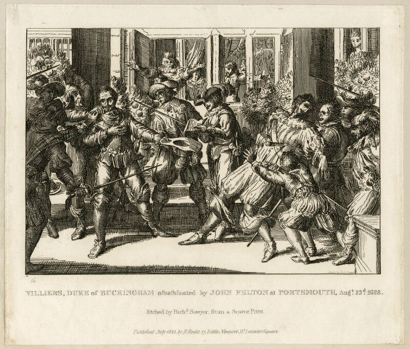 The assassination of george villiers, 1st duke of buckingham by john felton npg d26521