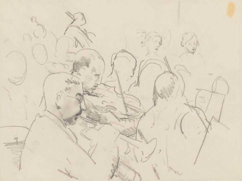 Unknown members of the orchestra npg 4975(21)