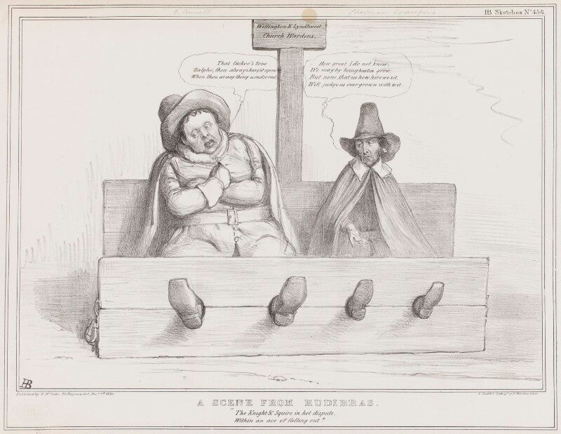 A scene from hudibras (daniel o'connell; william sharman crawford) npg d41392