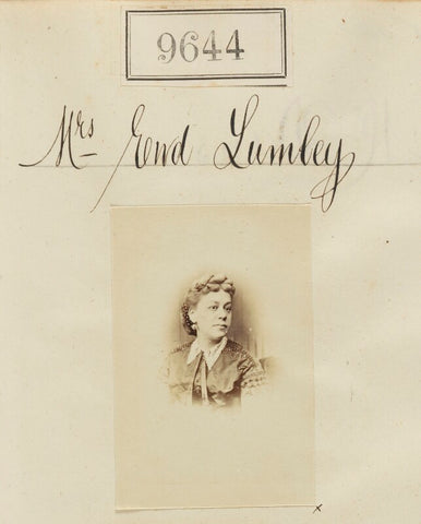 Mrs Ewd Lumley NPG Ax59382