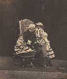 'General Lindsay and his grandchildren' NPG Ax129052