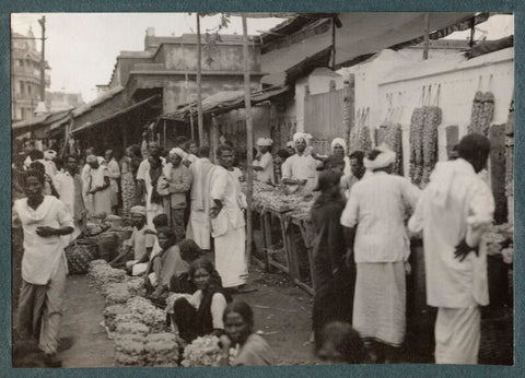 'Flower Market, Madras' NPG Ax143698