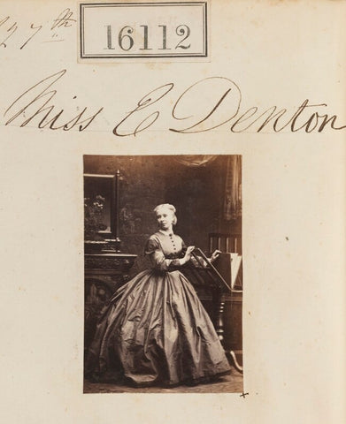 Miss E. Denton NPG Ax64032