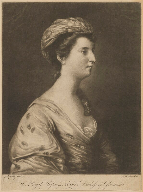 Maria (née walpole), duchess of gloucester and edinburgh npg d33042