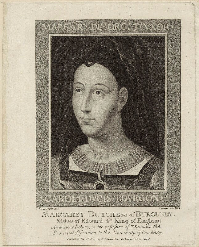 Margaret, duchess of burgundy npg d24089