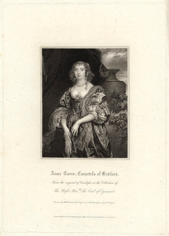 Anne russell (née carr), countess of bedford npg d31617