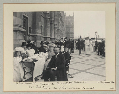 'Luncheon Party on the terrace of the House of Commons' NPG x128583