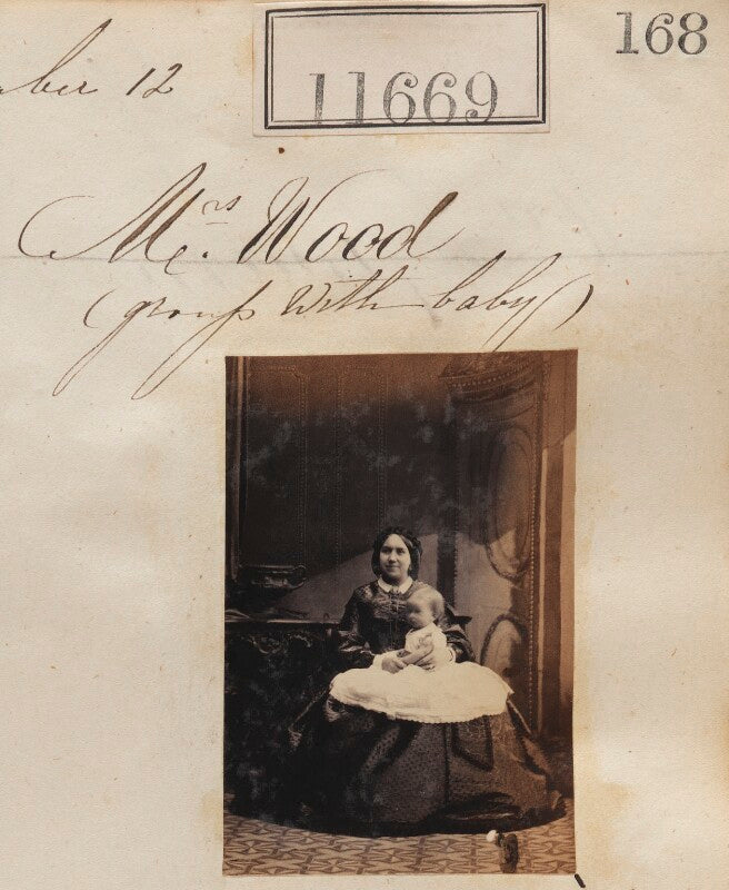 Mrs wood with baby npg ax61352
