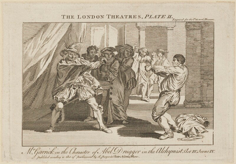 David garrick as abel drugger npg d14183