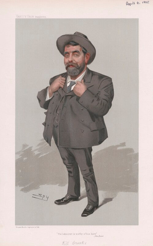 Will crooks ('men of the day. no. 948. "the labourer is worthy of his hire'   jehu junior"') npg d45269