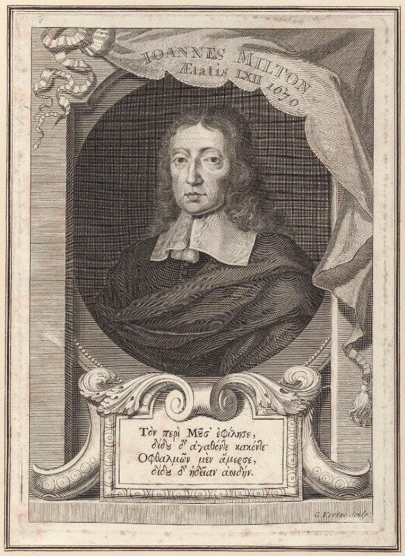 John milton npg d30101