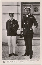 Prince Edward, Duke of Windsor (King Edward VIII); King George V NPG x196470