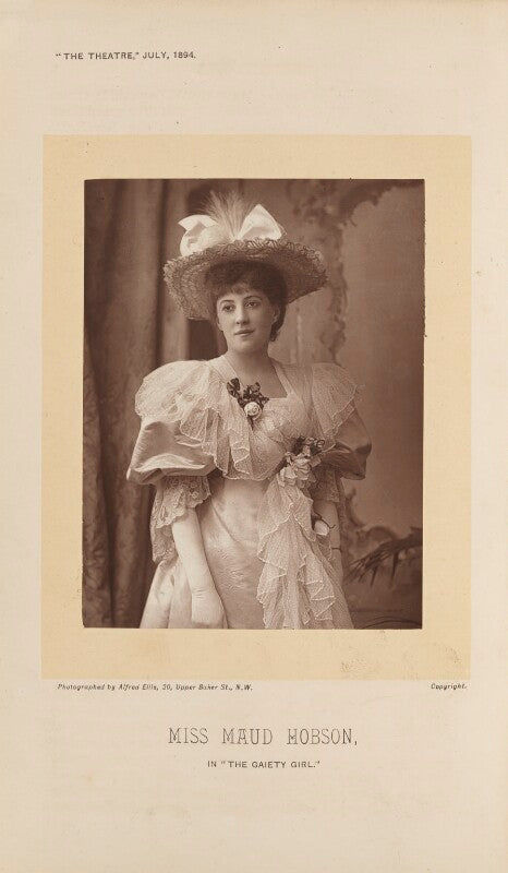 Maud hobson in 'a gaiety girl' npg ax28858