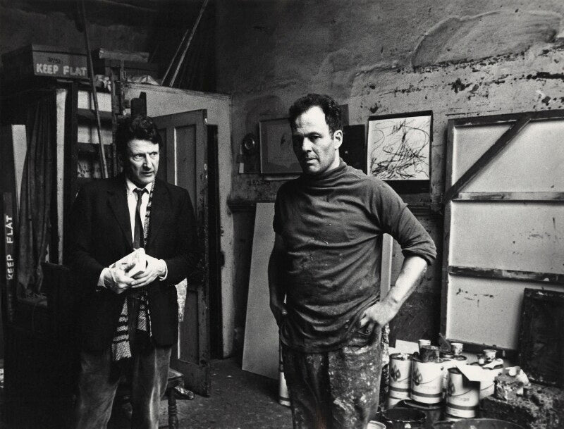 Lucian freud; frank auerbach npg x135767